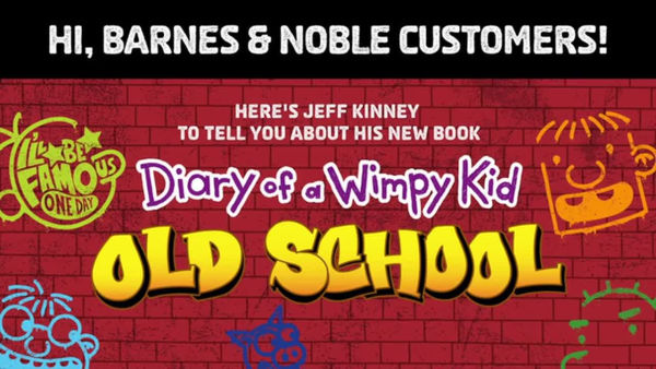 Jeff Kinney introduces his new book, Diary of a Wimpy Kid: Old School