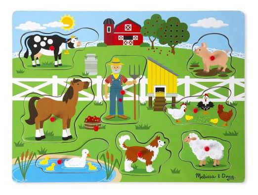 Melissa & Doug Sound Puzzle Old MacDonald's Farm