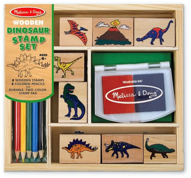 dinosaur stamp set