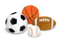 Sports Balls in a Mesh Bag - Plush