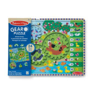 Title: Melissa & Doug Animal Chase I-Spy Wooden Gear Puzzle