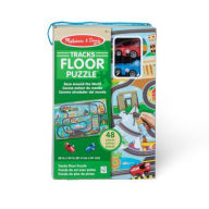 Title: Melissa & Doug Race track Floor Puzzle & Play Set
