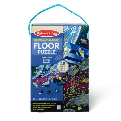 Melissa & Doug Outer Space Glow in the Dark Floor Puzzle