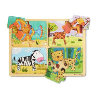 Title: NP Wooden Puzzle: Animal Patterns