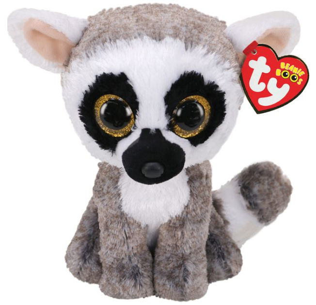 Ty Beanie Boos Plush - Linus Lemur, 6 by TY