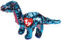 Ty Flippables-Tremor - Aqua/Pink Sequin Dinosaur Regular 6