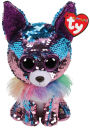 Ty Flippables-Yappy - Blue/Purple Sequin Chihuahua Regular 6