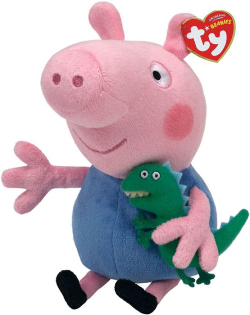 peppa pig giant talking george soft toy