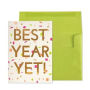 Birthday Card LTP Best Year Yet Confetti Birthday Text