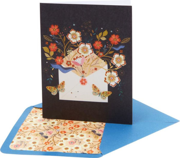 Boxed Notes Envelope With Floral