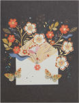 Alternative view 3 of Boxed Notes Envelope With Floral