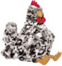 Henley Black & White Chicken Plush