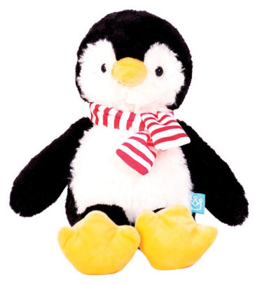 penguin soft toy with scarf