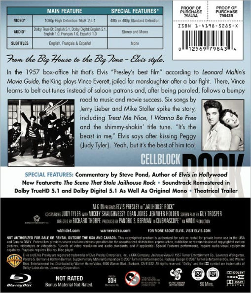 Jailhouse Rock [Blu-ray]