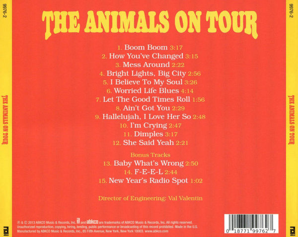 The Animals on Tour