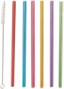 Alternative view 2 of Sippin' Pretty Set of 6 Reusable Straws with Brush Cleaner in Gift Box