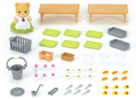 Calico Critters School Lunch Set, Dollhouse Playset with Figure and Accessories