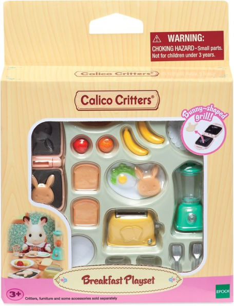Calico Critters Breakfast Playset, Dollhouse Furniture and Accessories with 