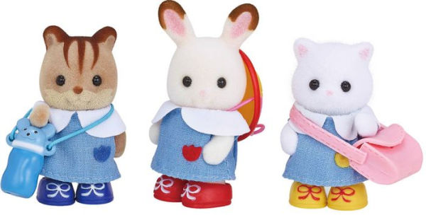 Calico Critters Nursery Friends Set Three Character Set with Accessories