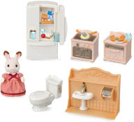 Title: Calico Critters Playful Starter Furniture Set, Dollhouse Furniture Set with Figure and 