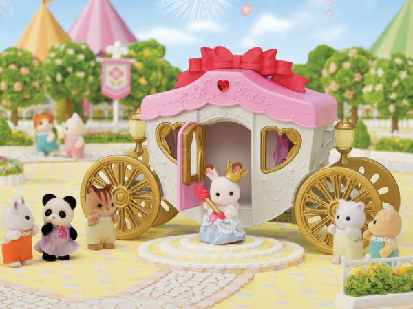 Calico Critters Royal Carriage Set, Dollhouse Playset with Vehicle and Accessories