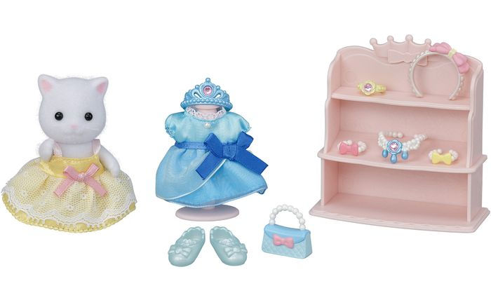 Calico Critters Princess Dress Up Set, Dollhouse Playset with Figure and  Accessories by Epoch Everlasting Play