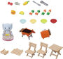 Alternative view 3 of Calico Critters Bubblebrook Elephant Girl's BBQ Picnic Set, Dollhouse Playset with Figure and Accessories