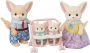 Calico Critters Fennec Fox Family, Set of 4 Collectible Doll Figures