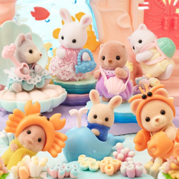 Calico Critters Baby Sea Friends Series Blind Bags, Surprise Set including Doll Figure and Accessory