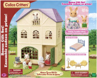 Calico Critters Wisteria Terrace Gift Set, Dollhouse Playset with 2 Collectible Figures, Furniture and Accessories