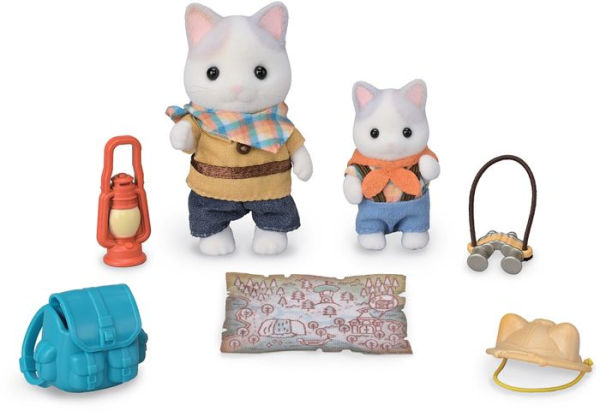 Calico Critters Exciting Exploration Set -Latte Cat Brother & Baby