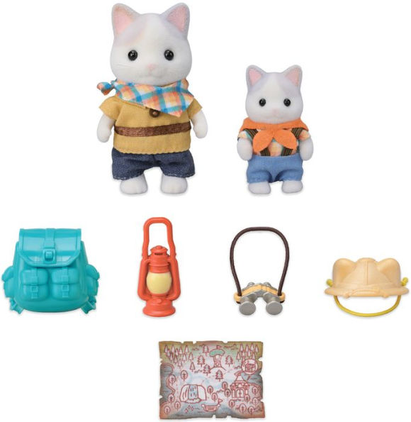 Calico Critters Exciting Exploration Set -Latte Cat Brother & Baby