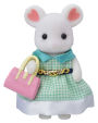 Calico Critters Stephanie Marshmallow Mouse Girl