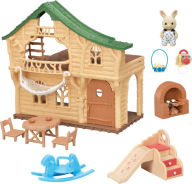 Title: Calico Critters Lakeside Lodge Gift Set, Dollhouse Playset with Collectible Figure, Furniture and Accessories