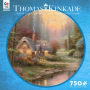 Thomas Kinkade 750pc Round - Meadowood Cottage (B&N Exclusive)