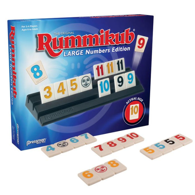 Rummikub Classic The Classic Tile Family Fun Board Game By Ideal