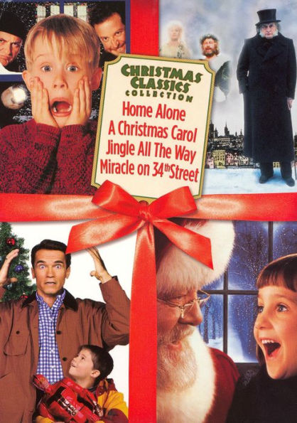 Christmas Classics Box Set: Home Alone/A Christmas Carol/Jingle All the Way/Miracle on 34th Street