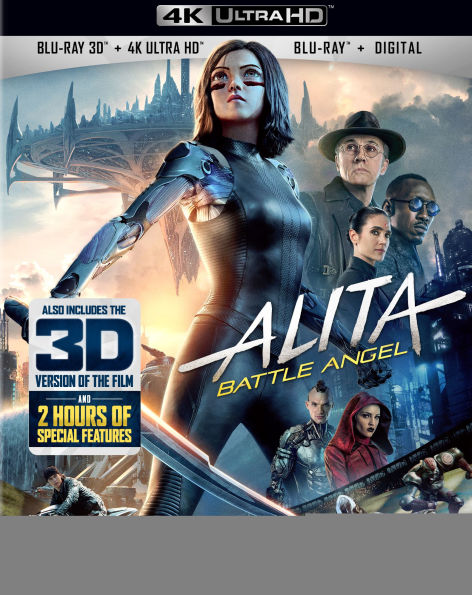 Alita: Battle Angel [Includes Digital Copy] [3D] [4K Ultra HD Blu-ray/Blu-ray]