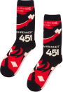 Fahrenheit 451 Crew Socks Unisex 10-13