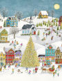Winter Village Scene Christmas Boxed Cards