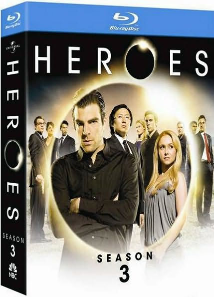 Heroes Season 3 By Adrian Pasdar Milo Ventimiglia Zachary Quinto Blu Ray Barnes Noble