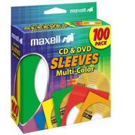 Title: Maxell Multi-Color Cd/Dvd Sleeve S - Multi-Color- 100 Pack