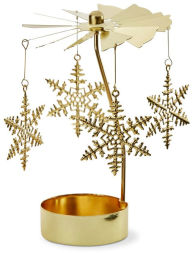 Title: Snowflake Carousel Tealight Holder