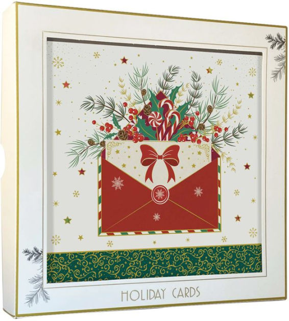 Barnes And Noble Boxed Christmas Cards 2024 Gates Donella