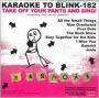 Karaoke to Blink 182: Take off Your Pants and Sing
