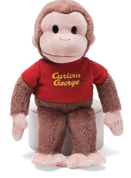 small curious george stuffed animal