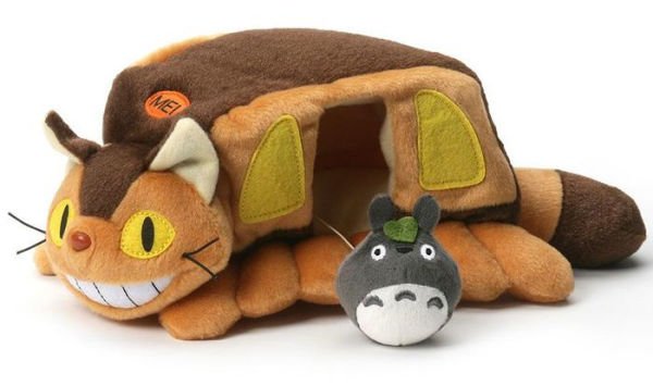 Catbus and Gray Totoro Plush 