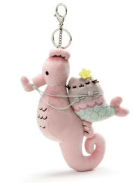Title: Pusheen Mermaid & Seahorse Magical Kitties Plush Deluxe Keychain Clip, 8.5