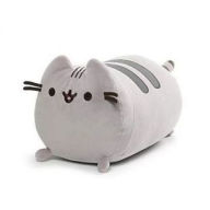 Title: GUND Pusheen the Cat Squisheen Log Plush, Squishy Stuffed Animal for Ages 8 and Up, Gray, 11