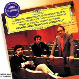 Berg: Chamber Concerto / Stravinsky: Concerto in E flat